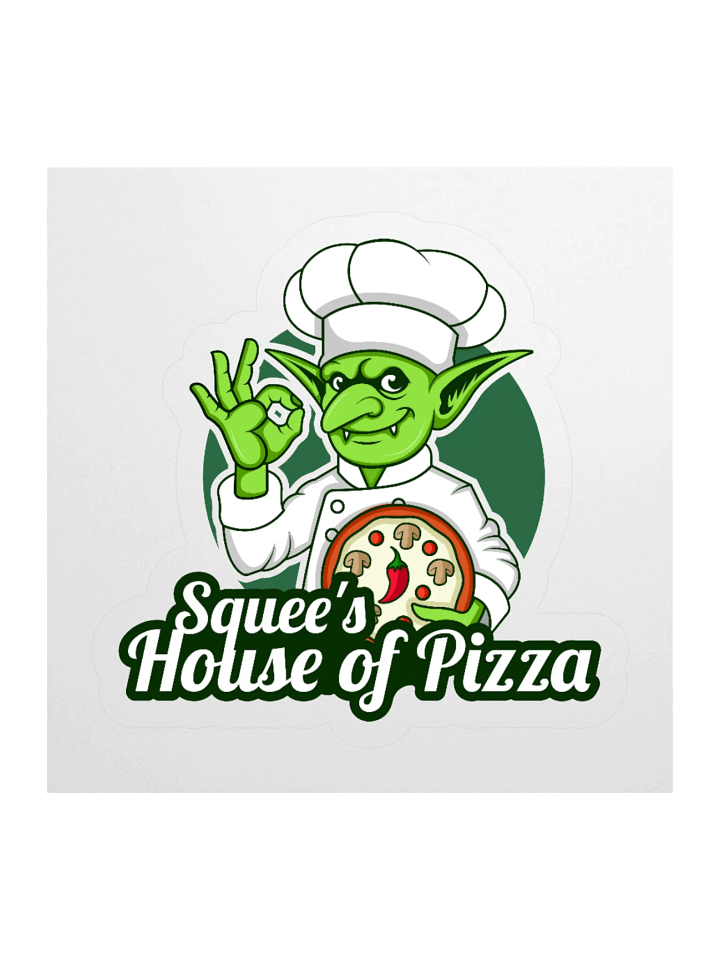 Squee’s House of Pizza Kiss-Cut Stickers product image (1)