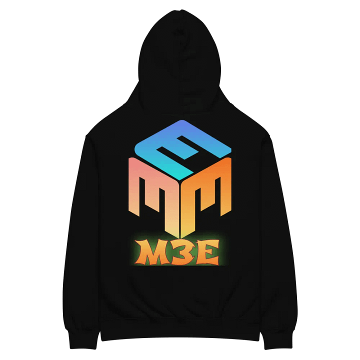 Vibrant Geometric Cubic Unisex Hoodie product image (2)