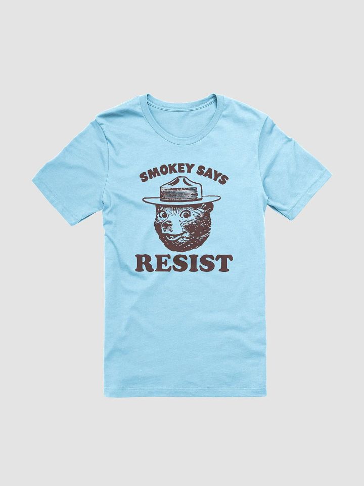 Smokey Says RESIST! Comfort Fitted T-Shirt Alt National Parks Wear Resistance Rangers product image (31)