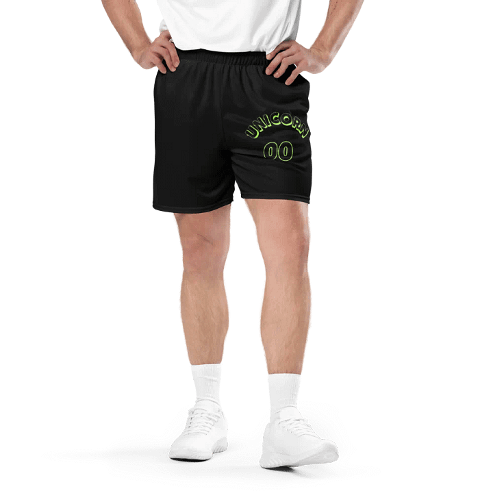 Neon Glow UNICORN '00' Mesh Shorts product image (1)