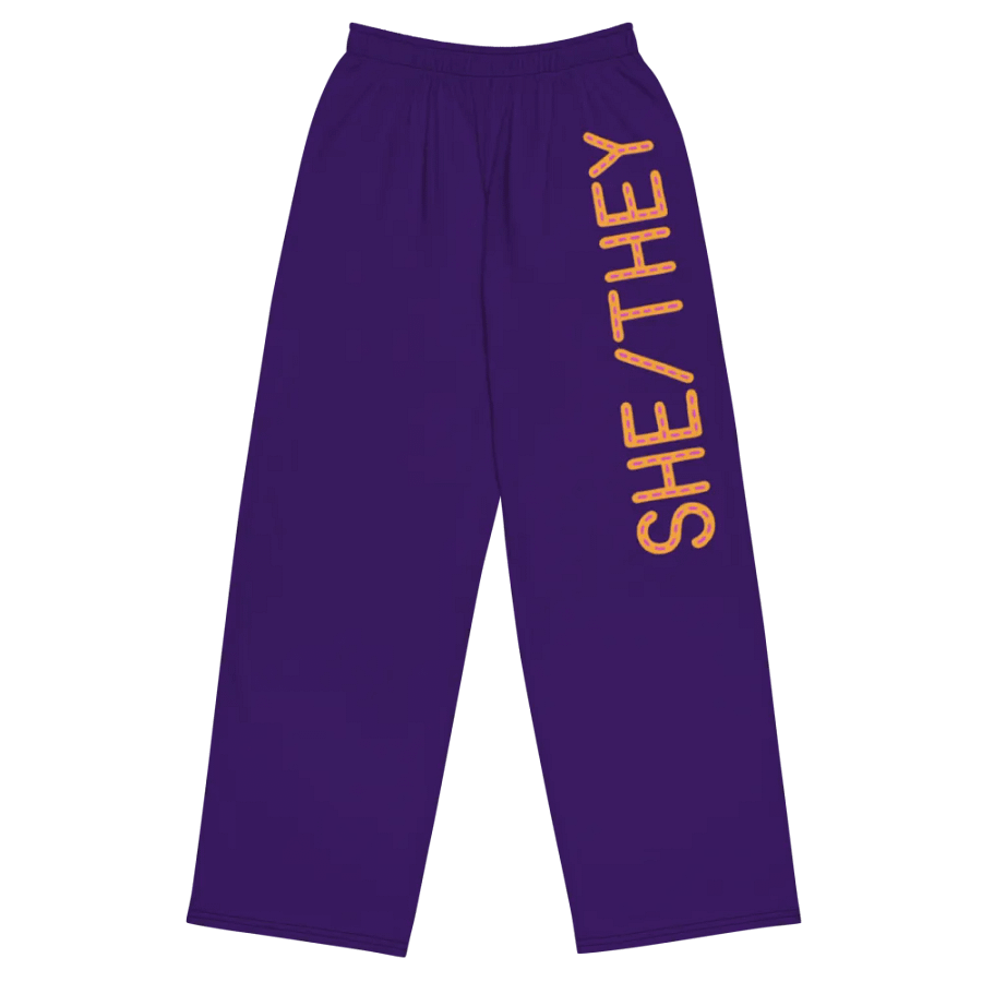 SHE/THEY Pronoun Pants product image (1)