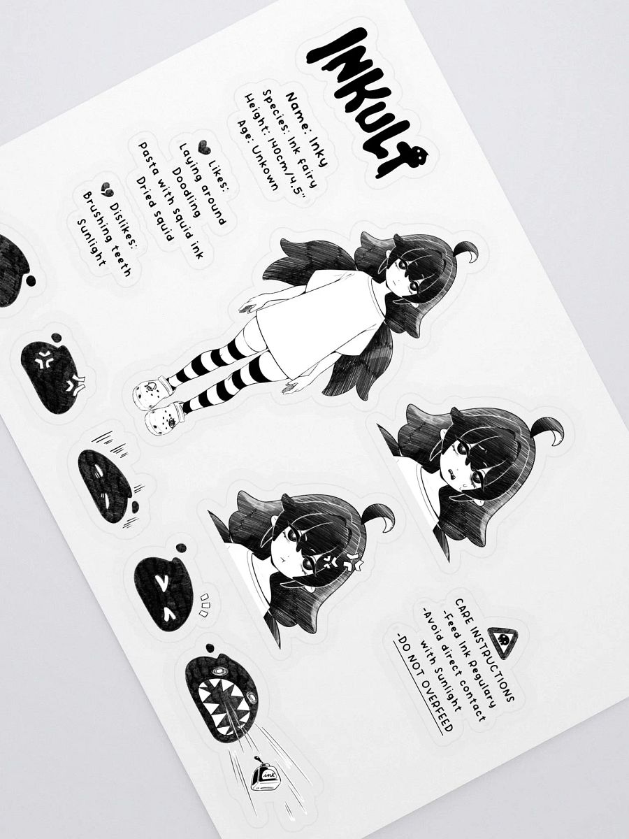 Inky Sticker Sheet product image (2)