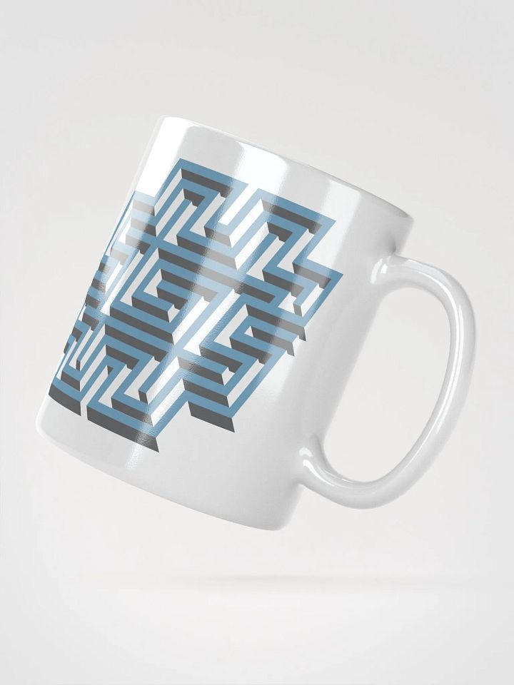 Hashtag Maze Mug (White) product image (4)