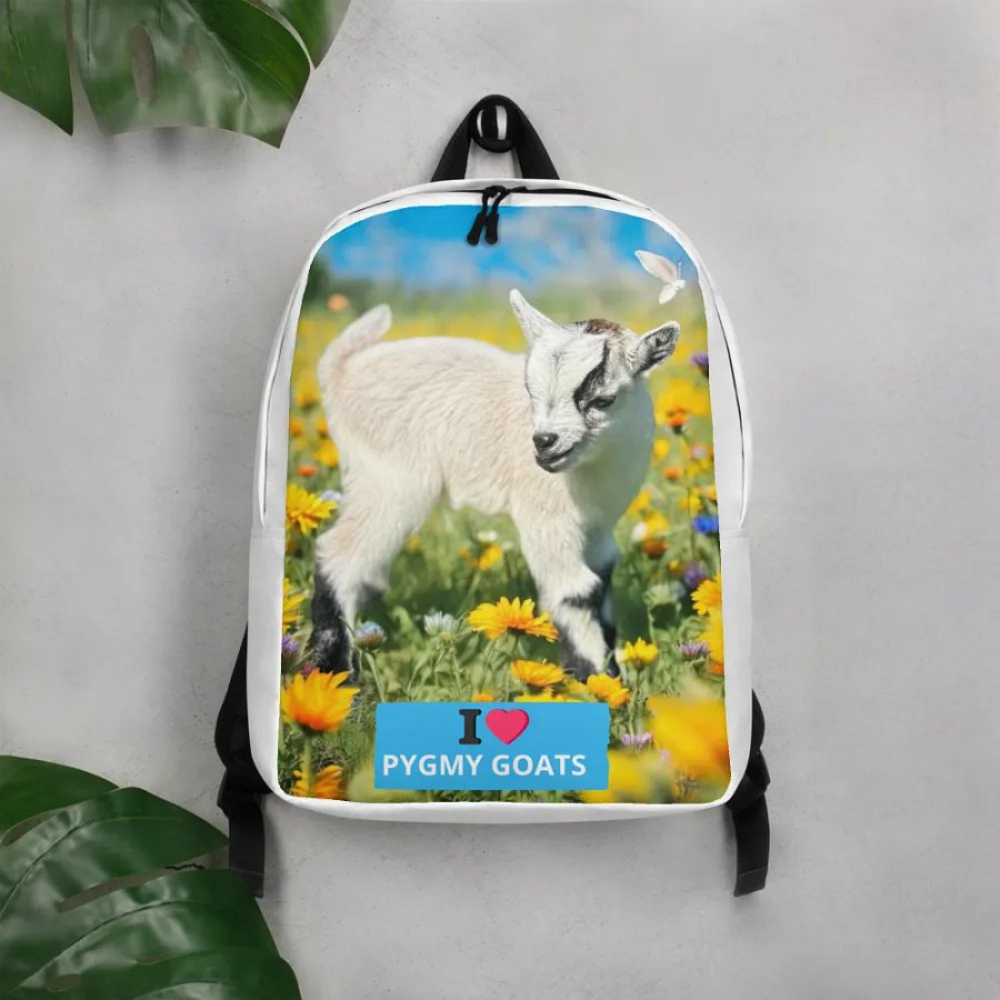 I LOVE PYGMY GOATS BACKPACK product image (5)