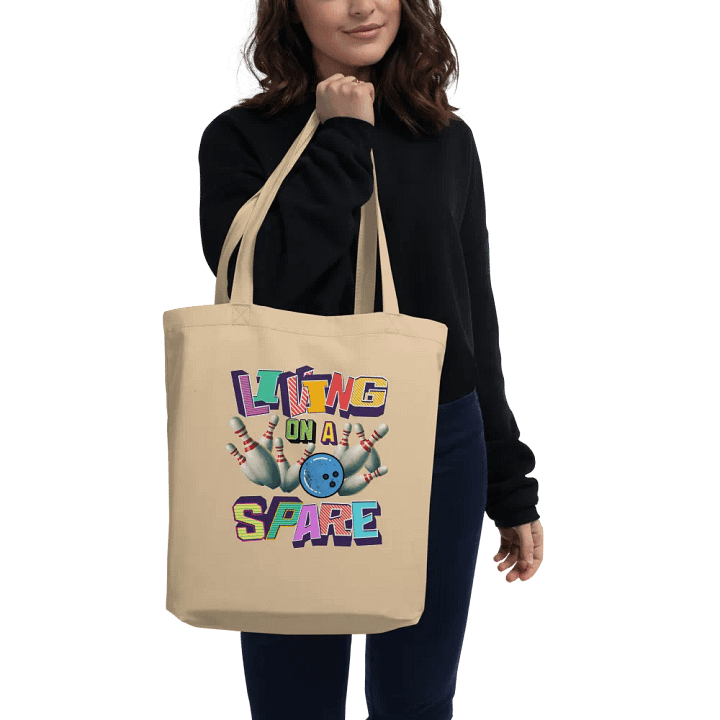 Living On A Spare Eco-Friendly Tote Bag product image (2)