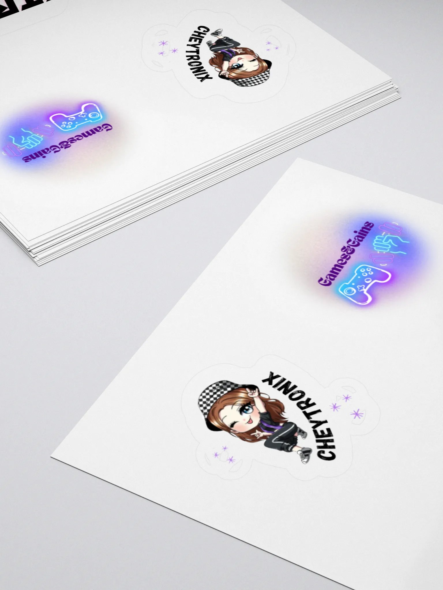 Games & Gains Kiss Cut Stickers product image (10)
