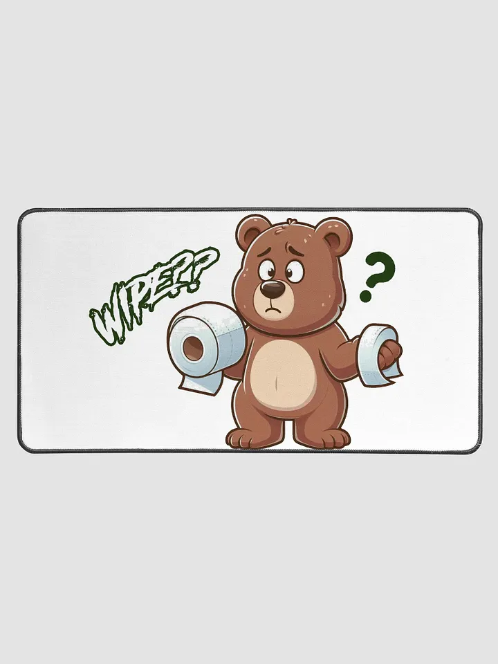Wipe (Bear) Desk Mat product image (1)