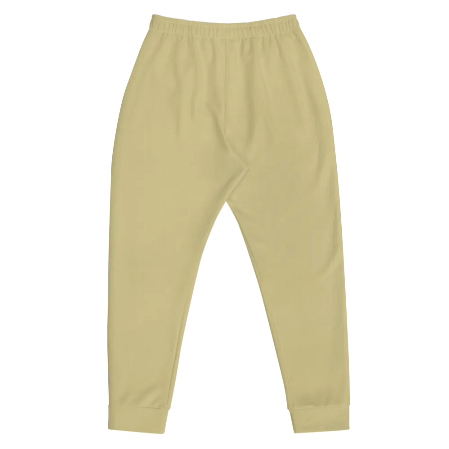 Plain Medium Yellow Soft Summer Recycled Polyester Premium Men's Joggers by Treasure Pie product image (5)