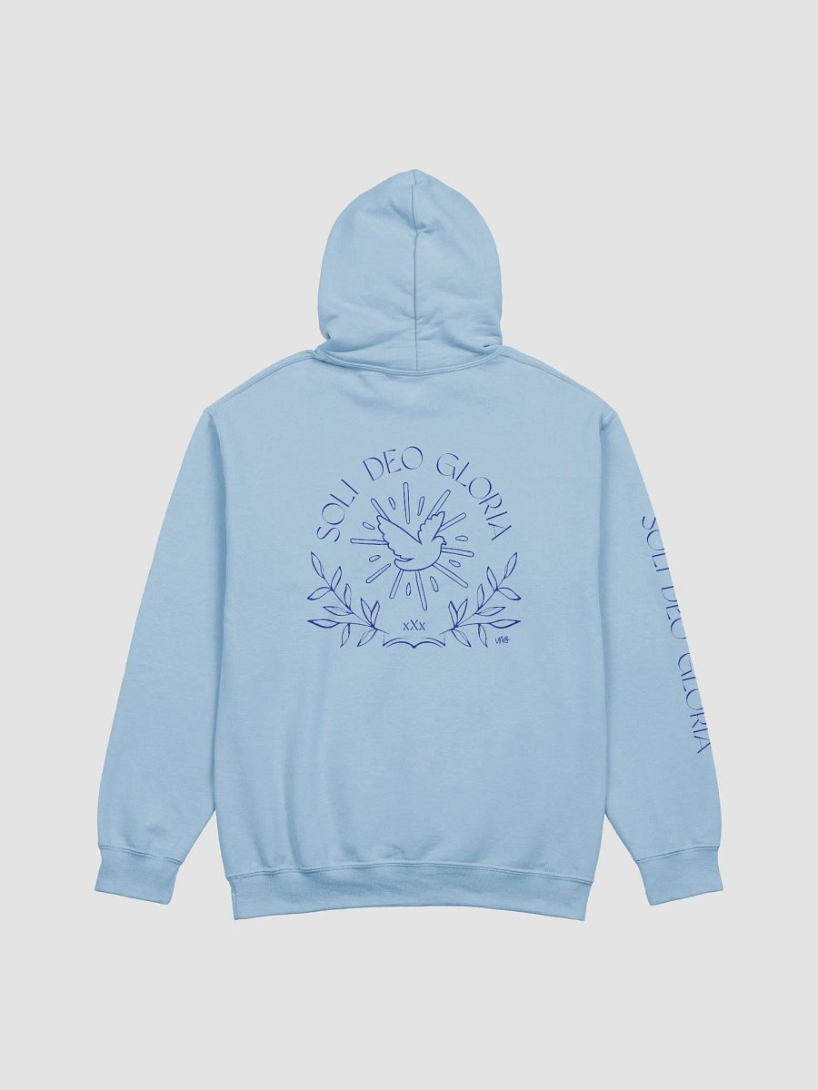Soli Deo Gloria [Indigo] (Gildan Classic Hoodie) product image (4)