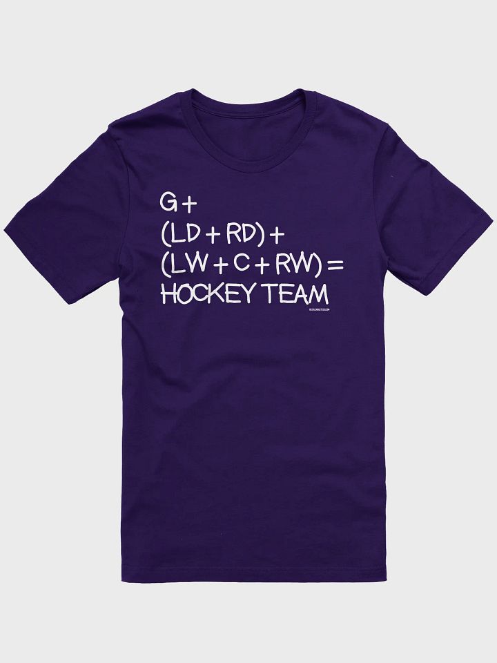Funny Hockey T-Shirt – Hockey Formula – Beer League Hockey Shirt for Men – Gift for Hockey Players & Fans product image (2)