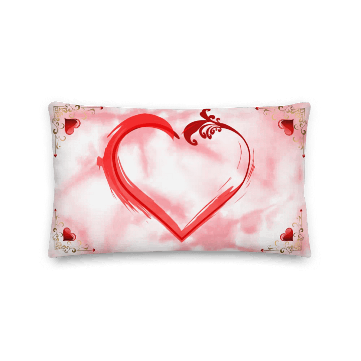 All Hearts Throw Pillow product image (5)