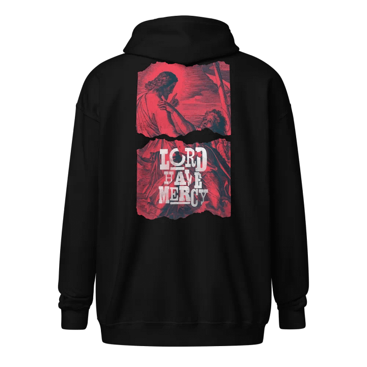 JESUS With The Thorns Crown Around His Head Zip Hoodie product image (5)