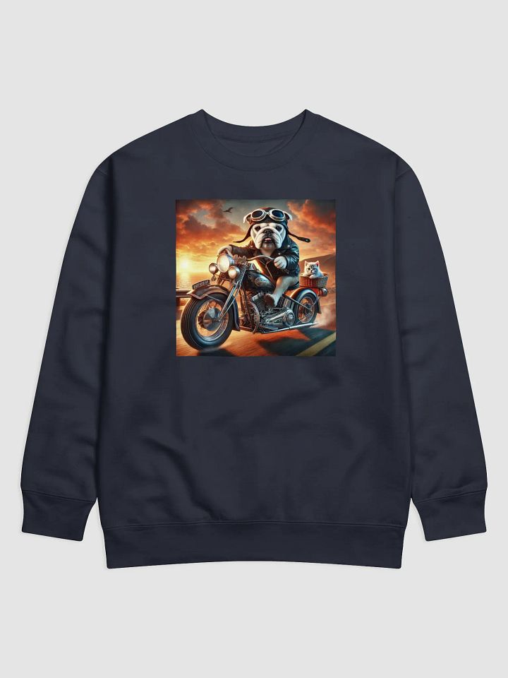 Motorcycle Bulldog Sweatshirt product image (4)