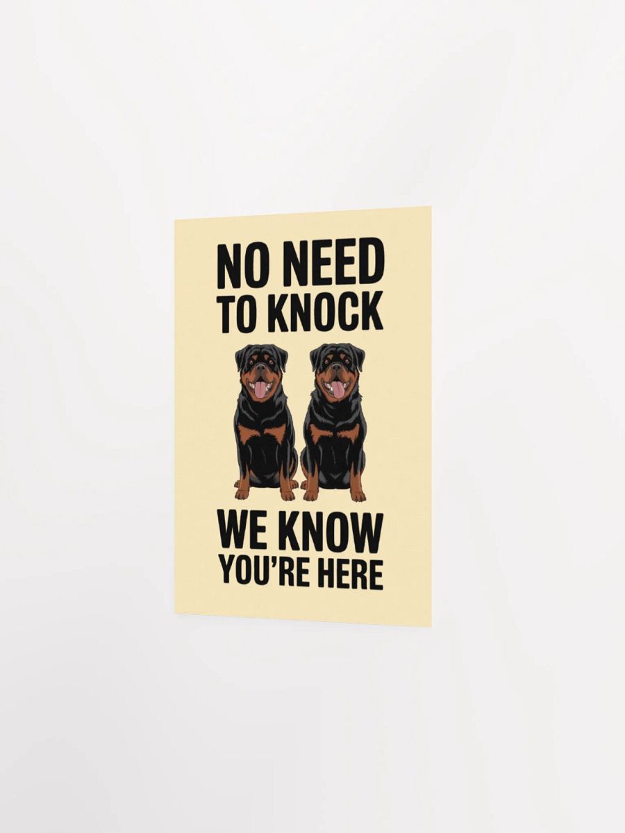 Rottweilers - No Need To Knock, We Know You Are Here product image (18)