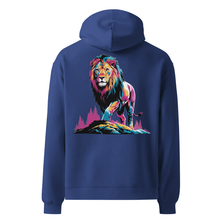 Psychedelic Jungle King Hoodie product image (6)
