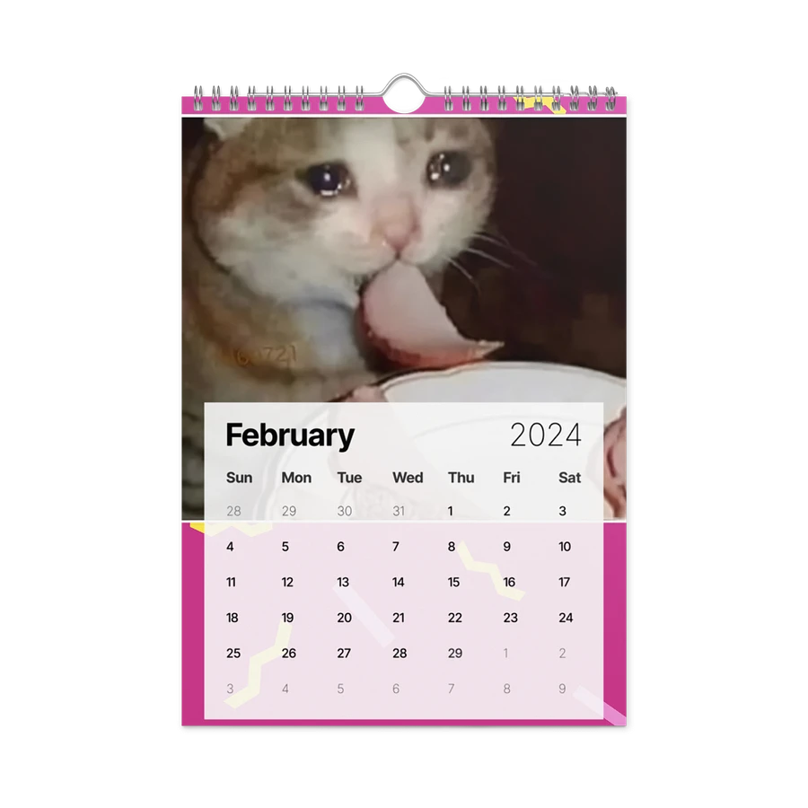 Wall Calendar (2024): Meme Cats product image (7)