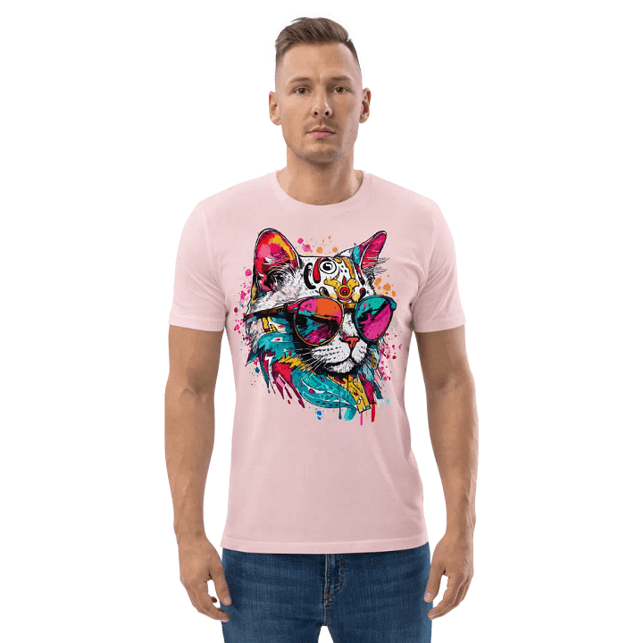 Colorsplash Hippie Katze 7 , Shirt product image (6)