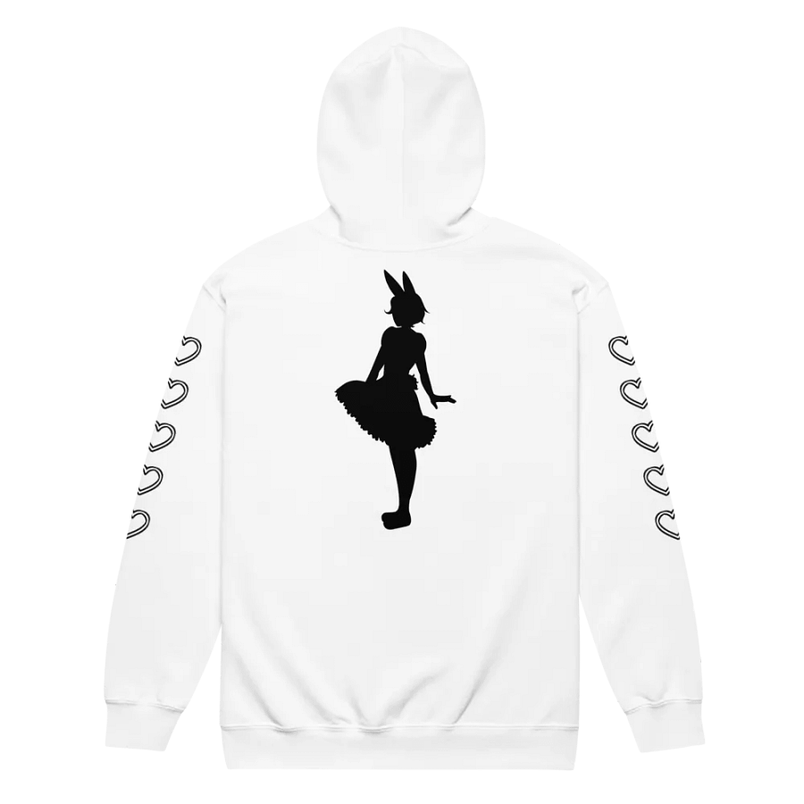 AWG Maid Dress Zip Hoodie (White) product image (9)