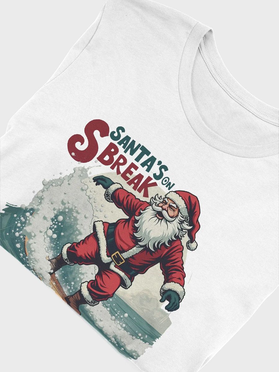 Santa's On Break Surfing T-Shirt product image (6)