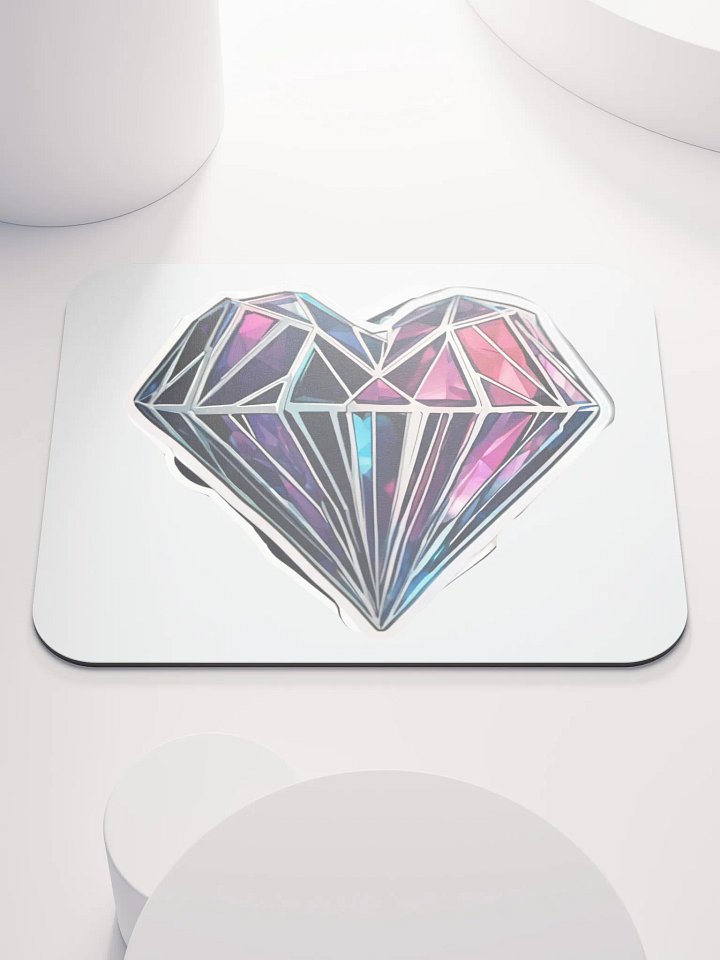 Geometric Heart Mouse pad product image (1)
