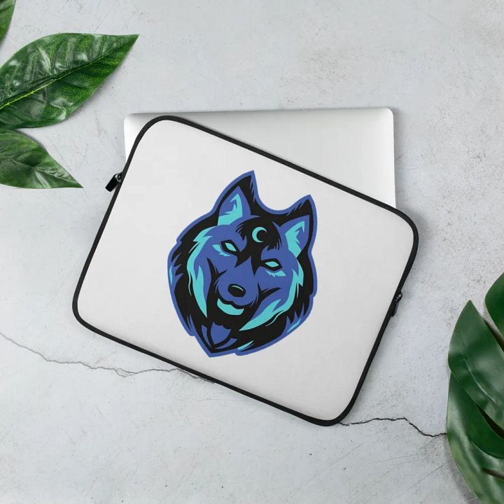 Lunar Wolf Laptop Sleeve product image (2)