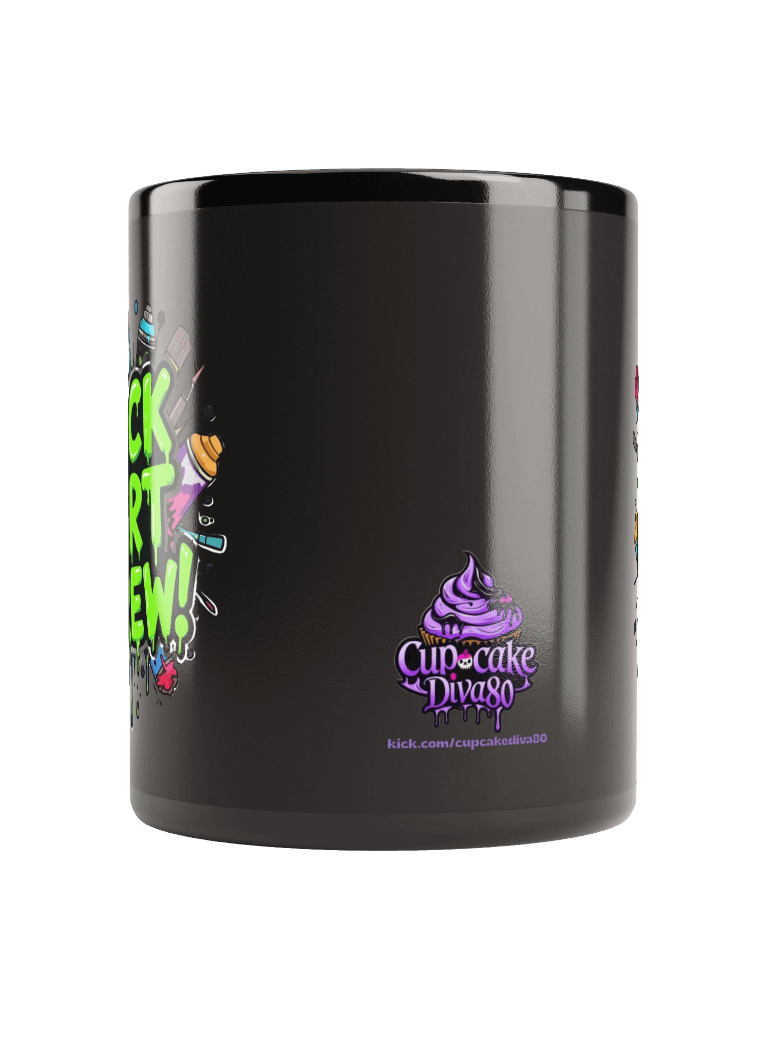 Kick art crew mug in black product image (9)