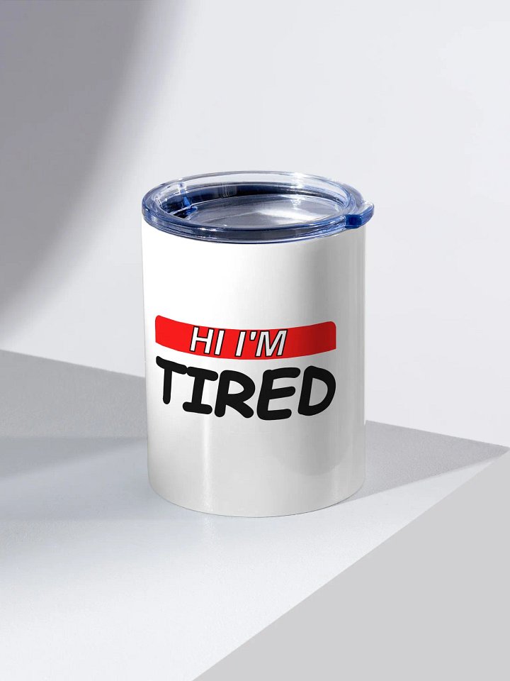 Tired stainless steel mug product image (2)