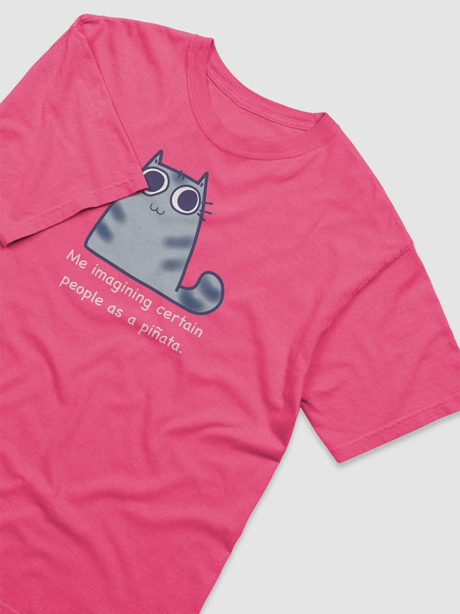 Whiskered Dreamer Cartoon Cat T-Shirt product image (111)