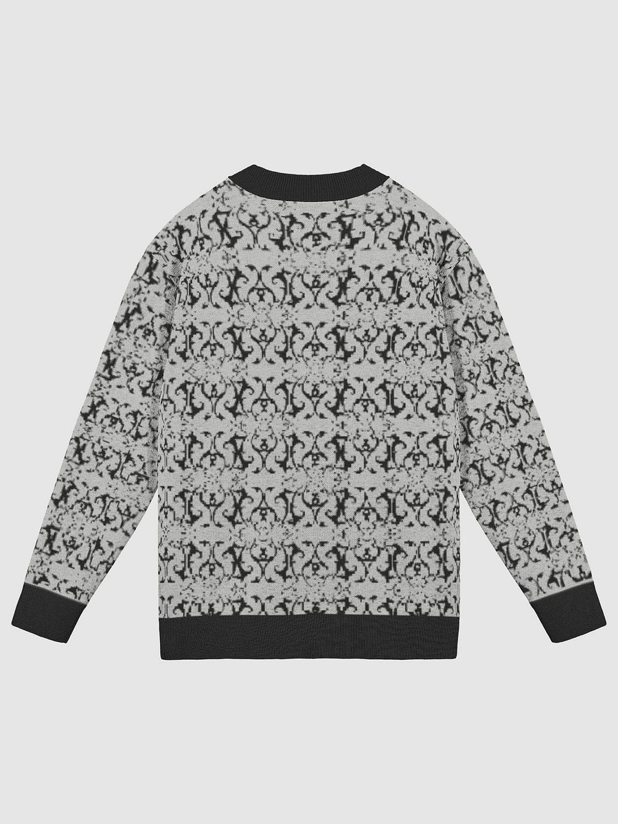 Jacquard Cardigan Ornamental Women's Grey product image (2)