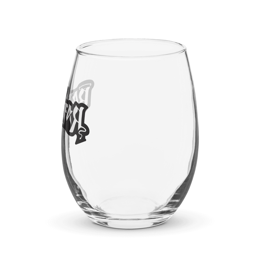 RafaZafar Logotext Stemless Wineglass (outlined) product image (3)