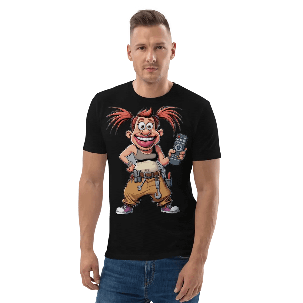 Playful Cartoon Character Organic Cotton T-Shirt product image (9)