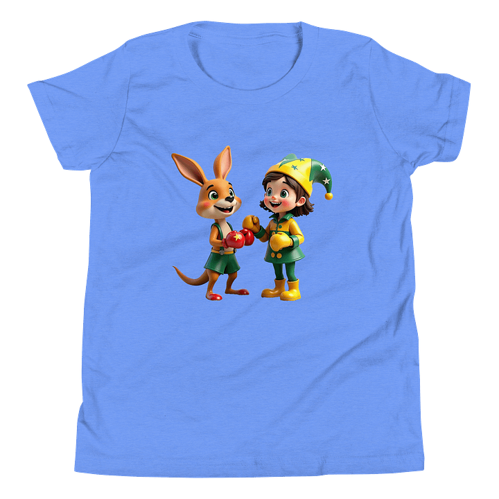 JessyJesty “Outback Explorer” Kangaroo Youth Tee – Bounce into Aussie Adventure! product image (1)