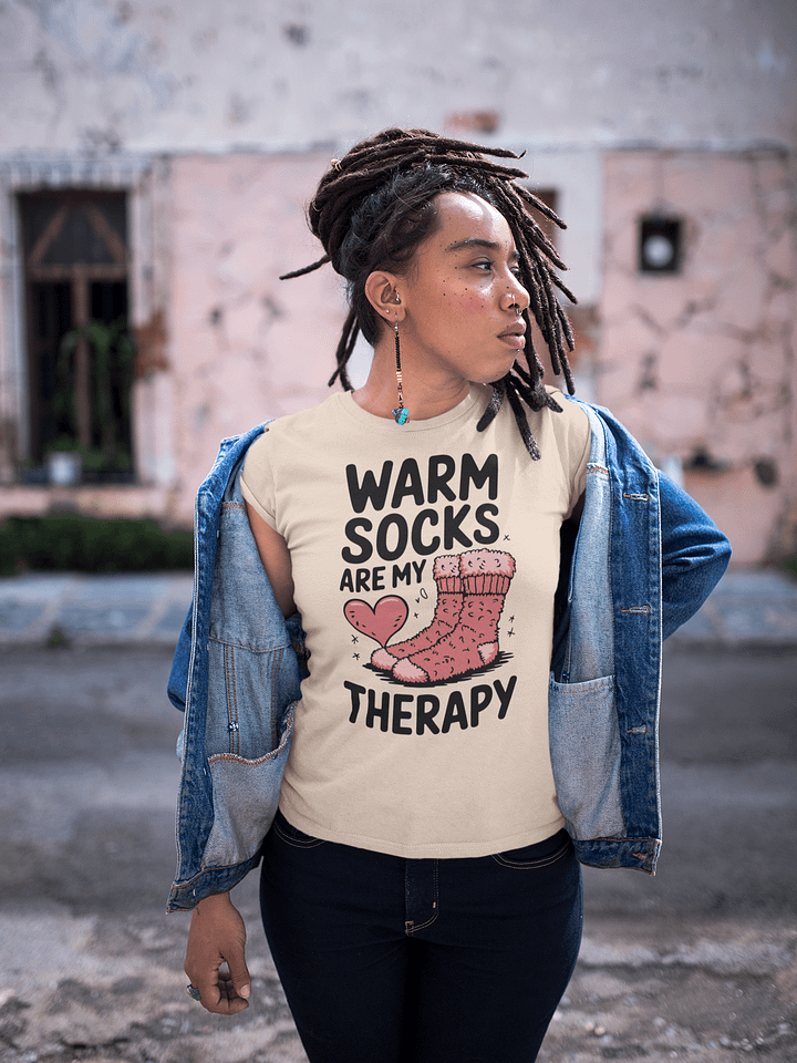 Warm Socks Are My Therapy Tee product image (1)