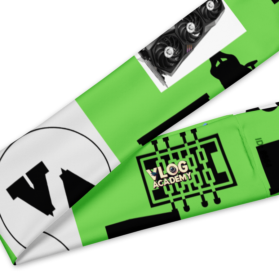 VA-Green All-Over Print Headband product image (3)