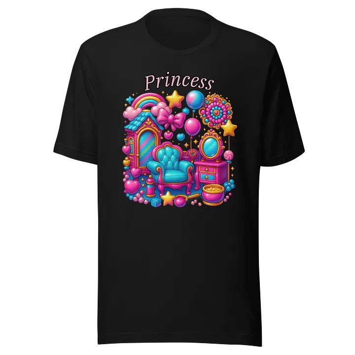 Princess - Dollhouse Color Burst - Bella Canvas 3001 Unisex Staple T-Shirt product image (2)