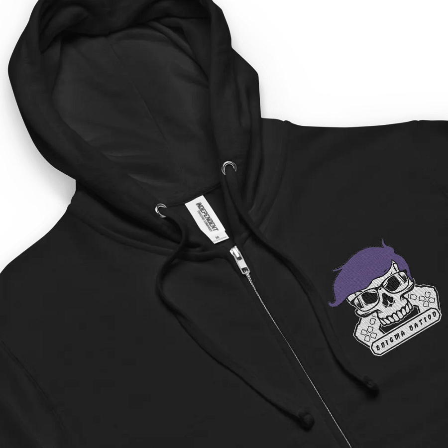 Enigma Nation Independent Trading Co. Fleece Zip Up Hoodie (EMBRODERED) product image (10)