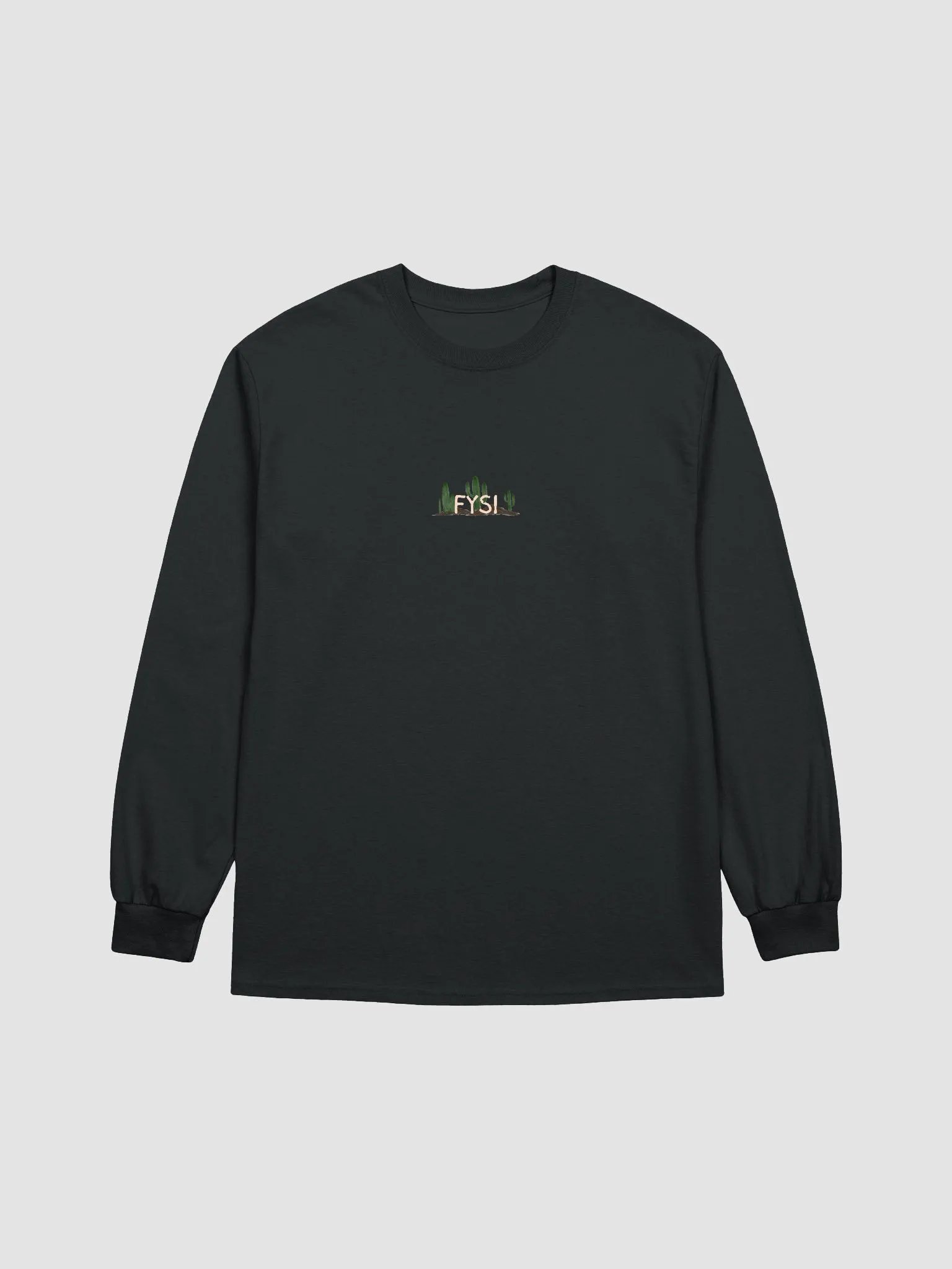 Desert organic cotton long sleeve t-shirt product image (1)