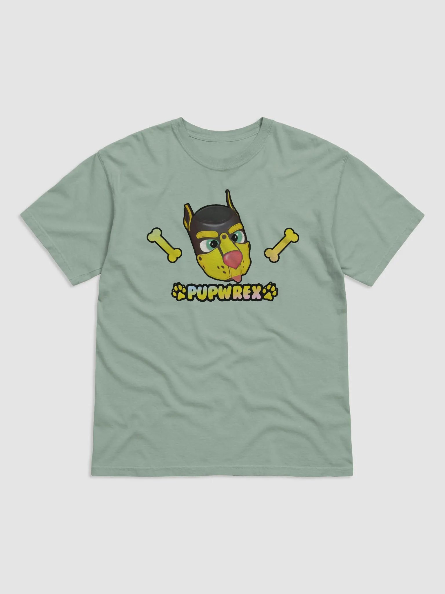 Happy Pup - with Logo - Dyed Heavyweight T-Shirt product image (1)