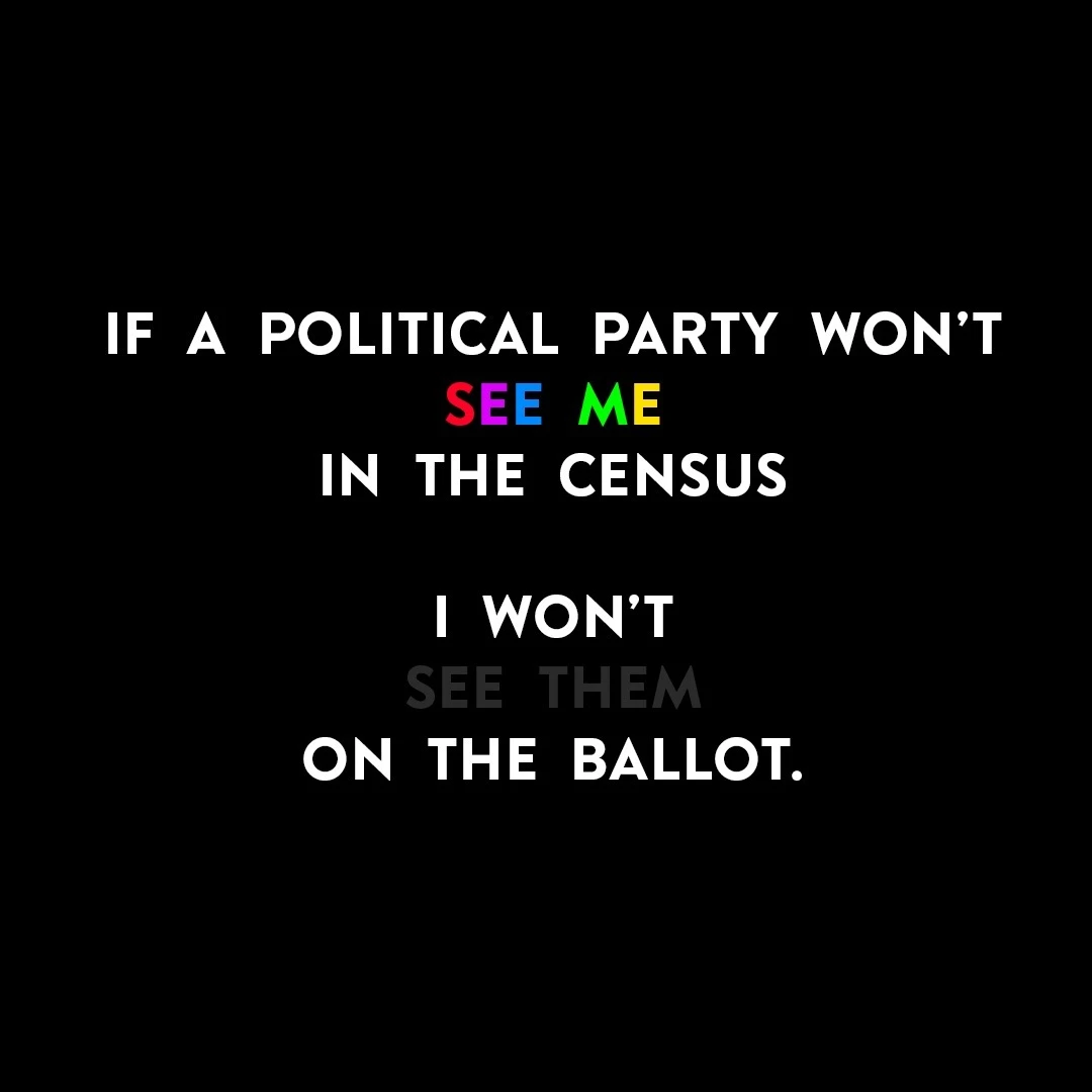 If a political party won't see me in the #census I won't see them on the ballot.

I won’t vote for either party - @australian...