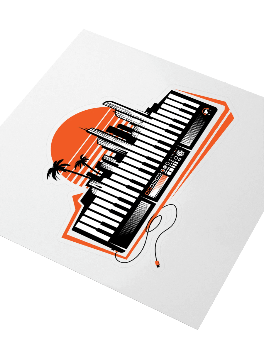 Keyboard City sticker product image (3)