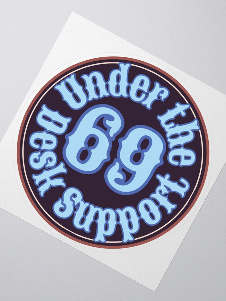 Desk Support Kiss-Cut Sticker product image (5)