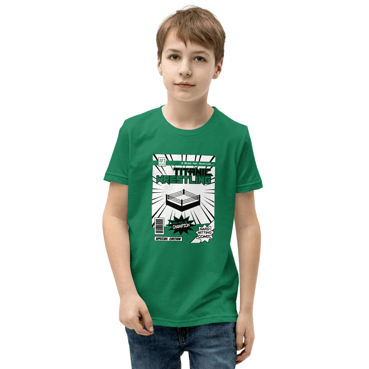 Kids Comic Book Tee - GREEN product image (2)