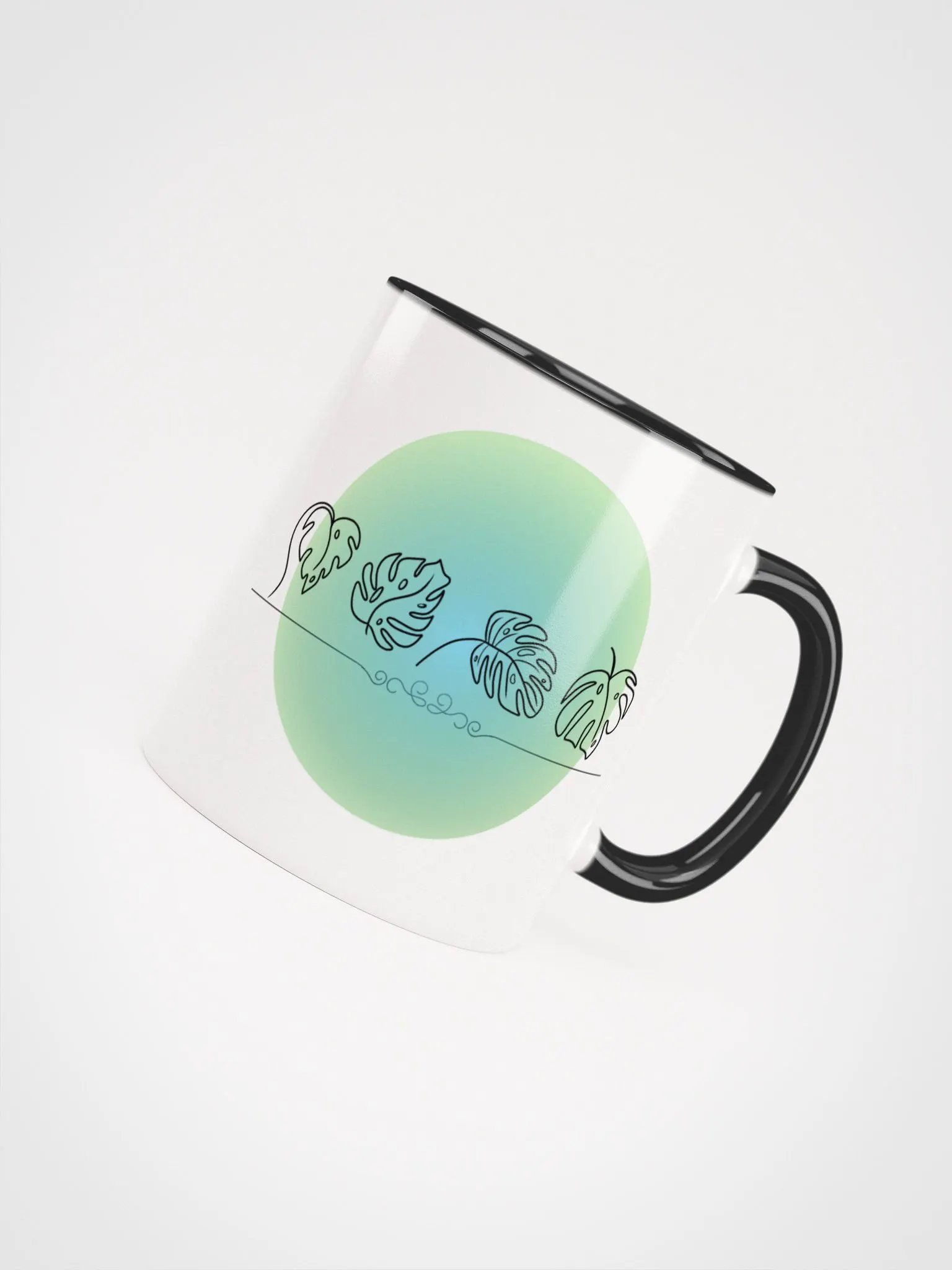 Cozy Monstera Mug | Ceramic Mug | product image (4)