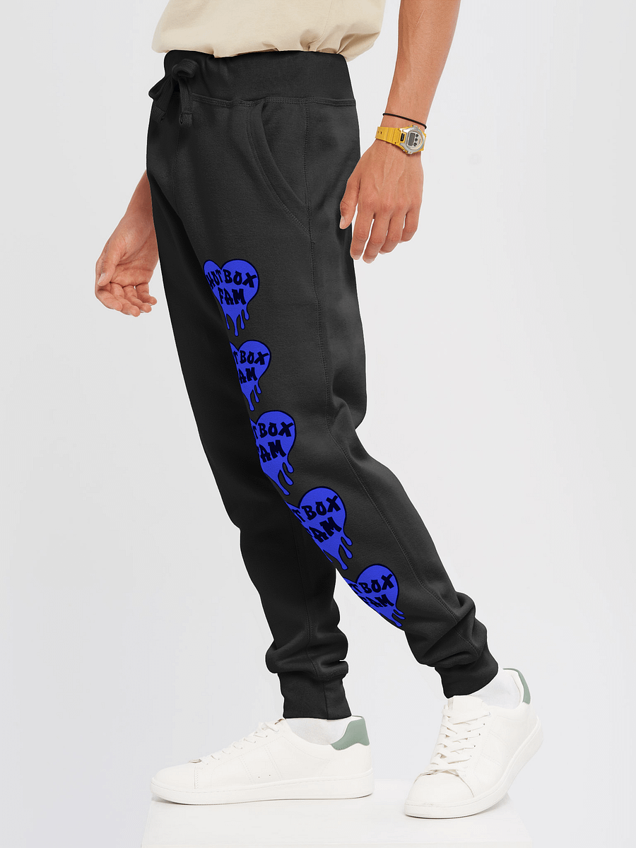 UNISEX HOT BOX FAM SOLID ROYAL BLUE LOGO SWEAT PANTS product image (28)