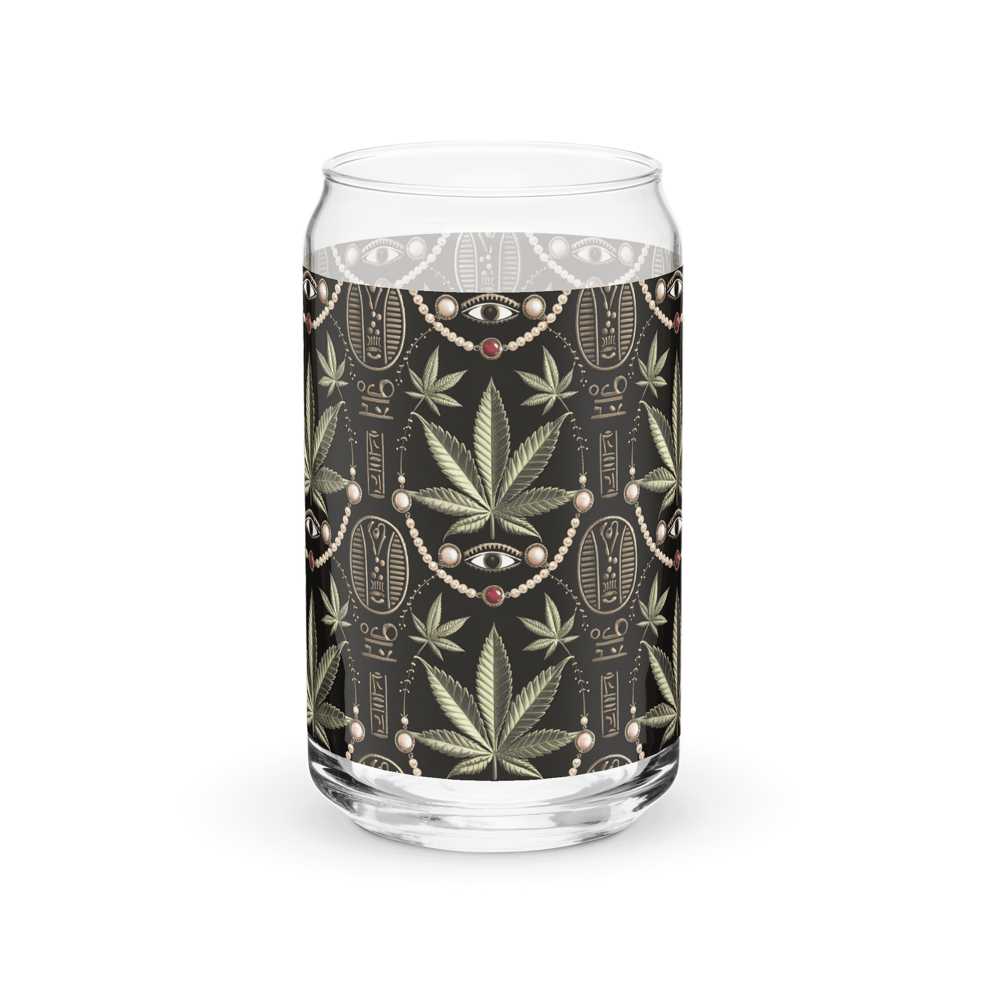 Cannabis - Kush of the Nile - Design | 16oz Can-Shaped Glass product image (1)