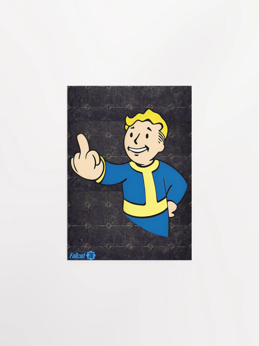 Vault Boy Salute Poster product image (1)