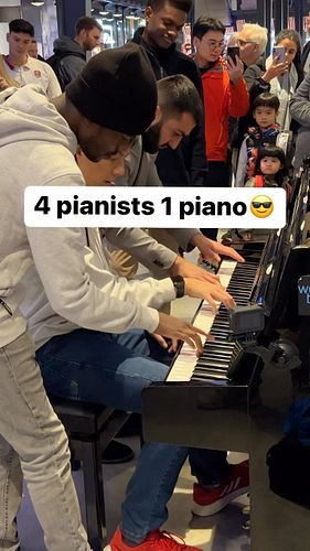 vibing w/ @colelam2007 @jarednandra @theophiluspiano 
 
full video on my youtube - camdenmusique 

#piano #boogiewoogie #camd...