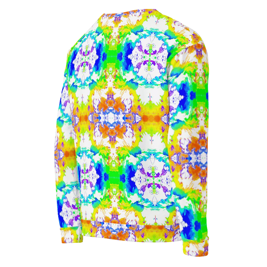 Abstract Vibrant Melting Daisy Flower Unisex Sweatshirt product image (9)