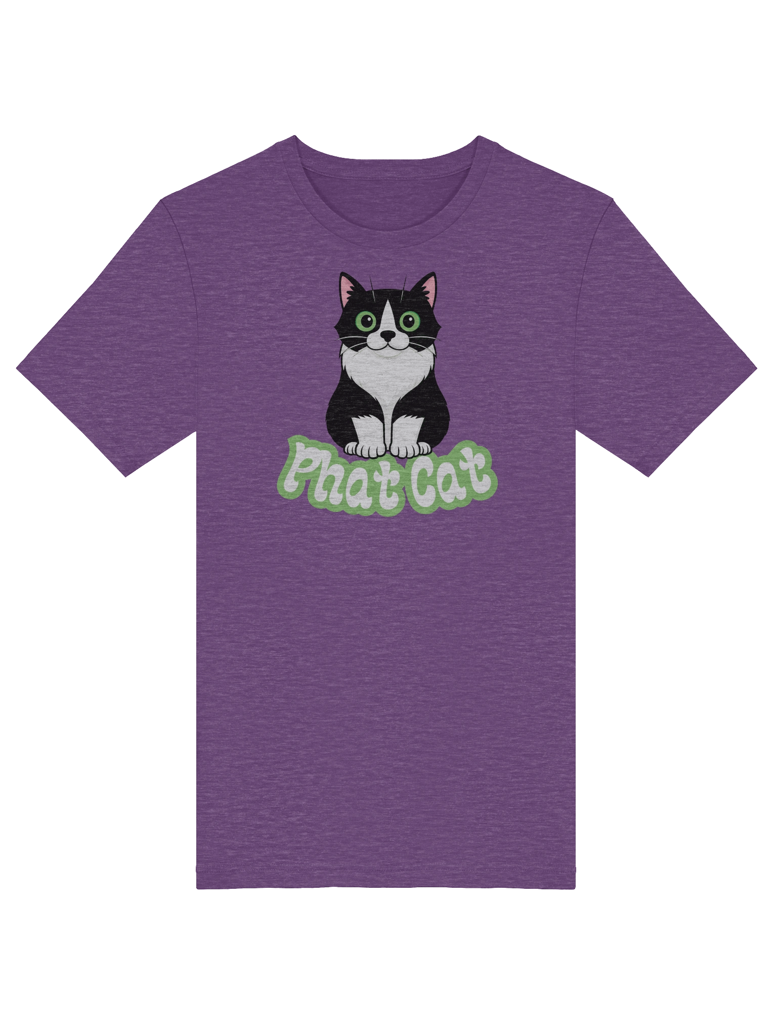 Phat Cat Supersoft Unisex Tee (Green) product image (5)