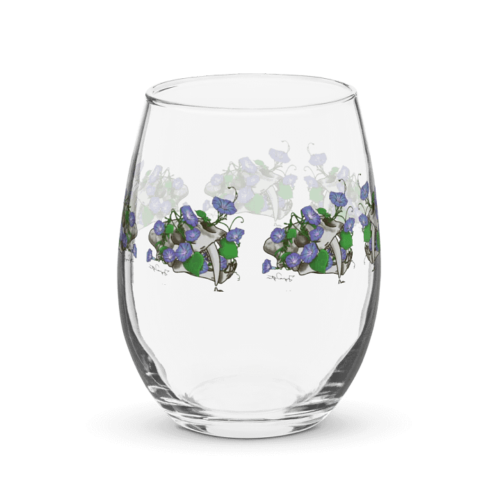 Morning Glory Smilodon Wine Glass product image (2)